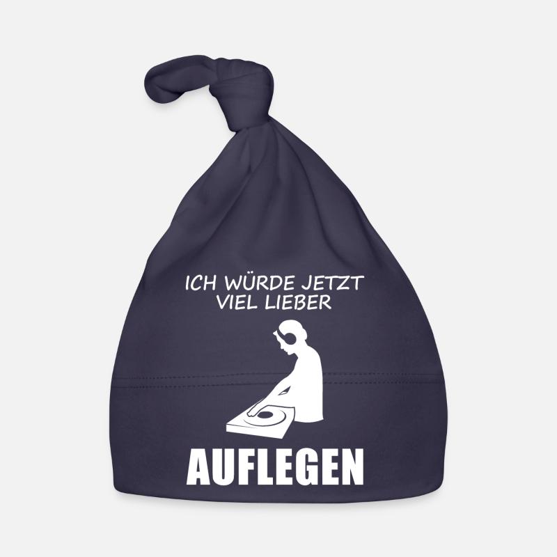 I'd rather DJ than anything else as a gift Organic Baby Cap