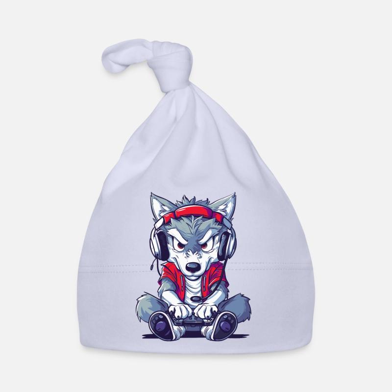 Wolf Video Game Organic Baby Cap