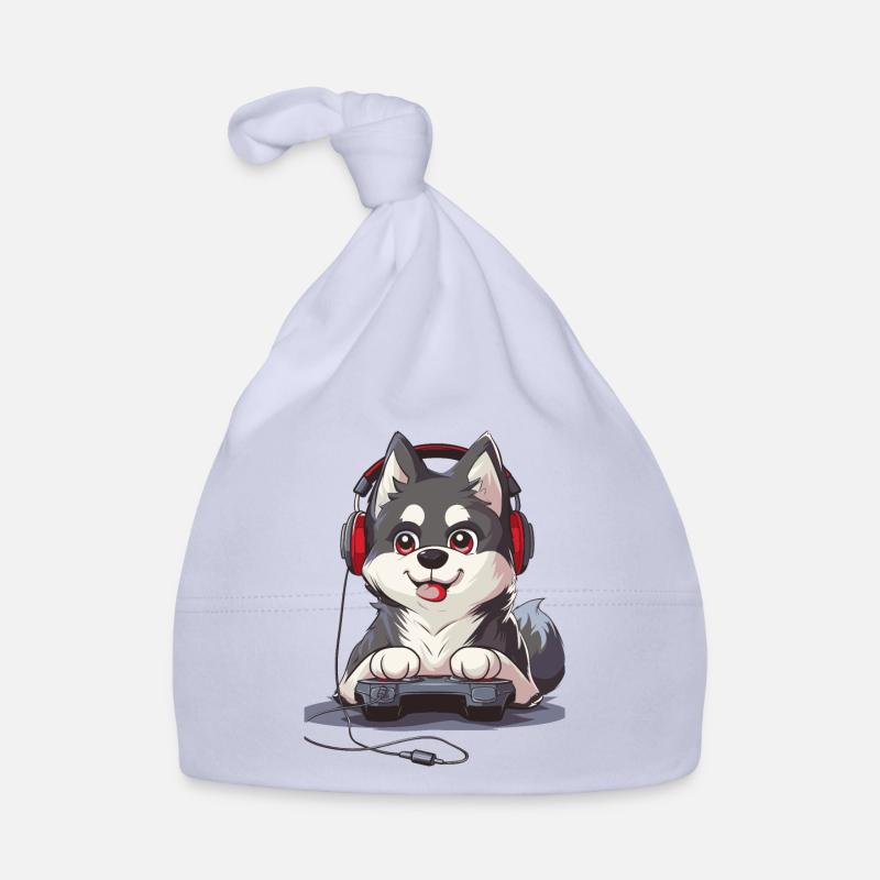 Jeu vidéo Husky Bonnet bio Bébé