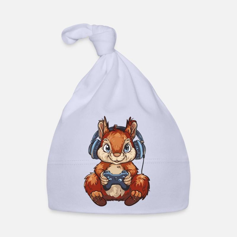 Jeu vidéo Squirrel Bonnet bio Bébé