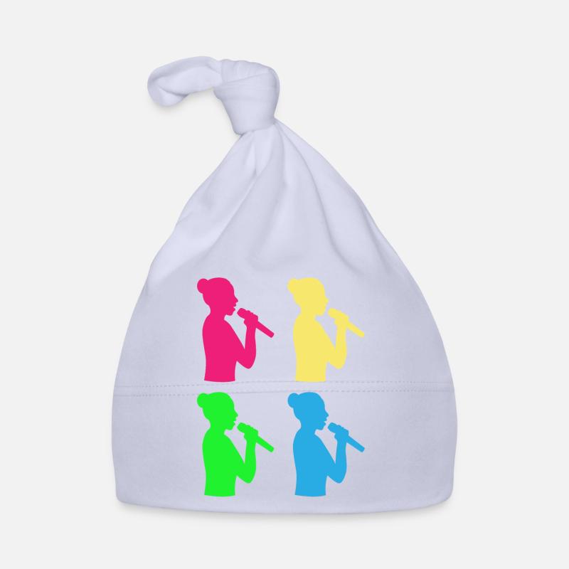 Chœur coloré variété chant - cadeau Bonnet bio Bébé