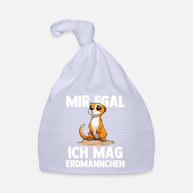 Erdmännchen Tier Säugetier Geschenk Baby Bio-Mütze
