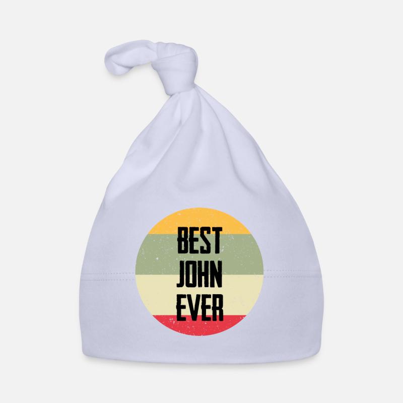 Le meilleur John de tous les temps - Bonnet bio Bébé - ciel