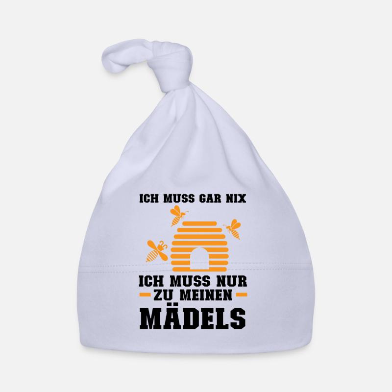 Imker Bienen Honig Geschenk Baby Bio-Mütze