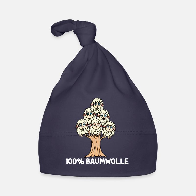 100% Baumwolle Baby Bio-Mütze
