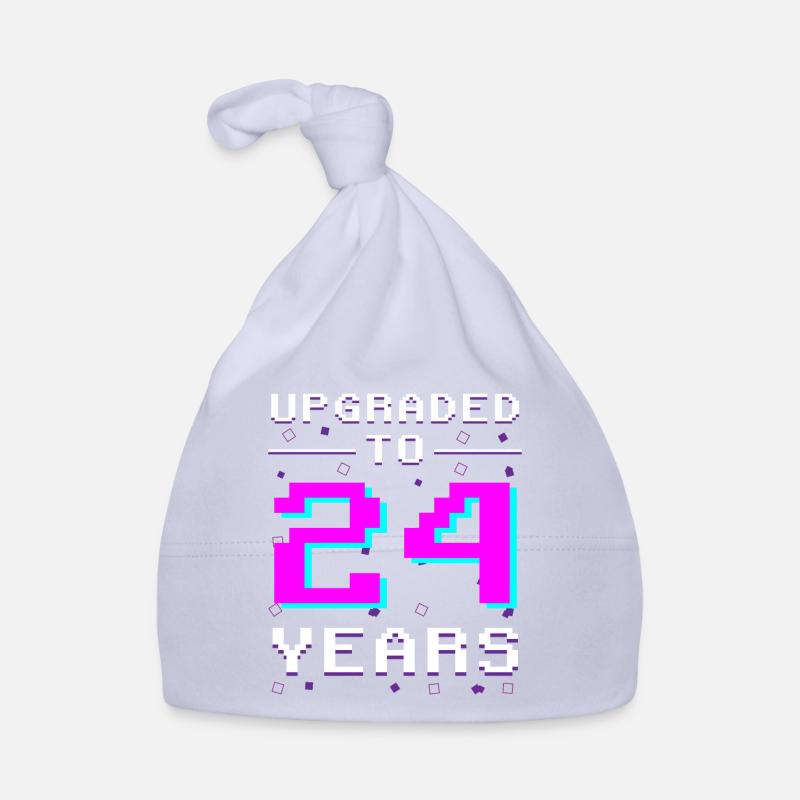 Retro Gamer 24 Years Pixel Honor Organic Baby Cap