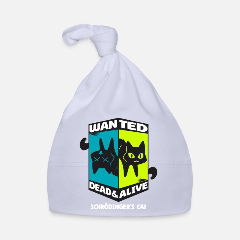 Physique Quantum Nerd Dead Alive Le chat de Schrödinger Bonnet bio Bébé