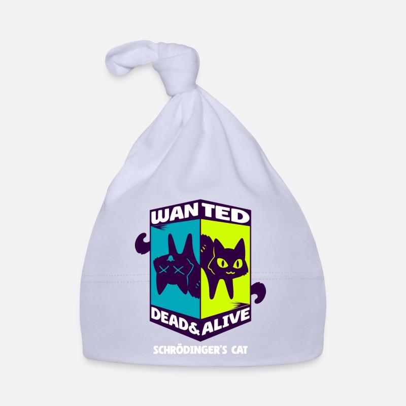 Physik Quanten Nerd Dead Alive Schrödingers Katze Baby Bio-Mütze