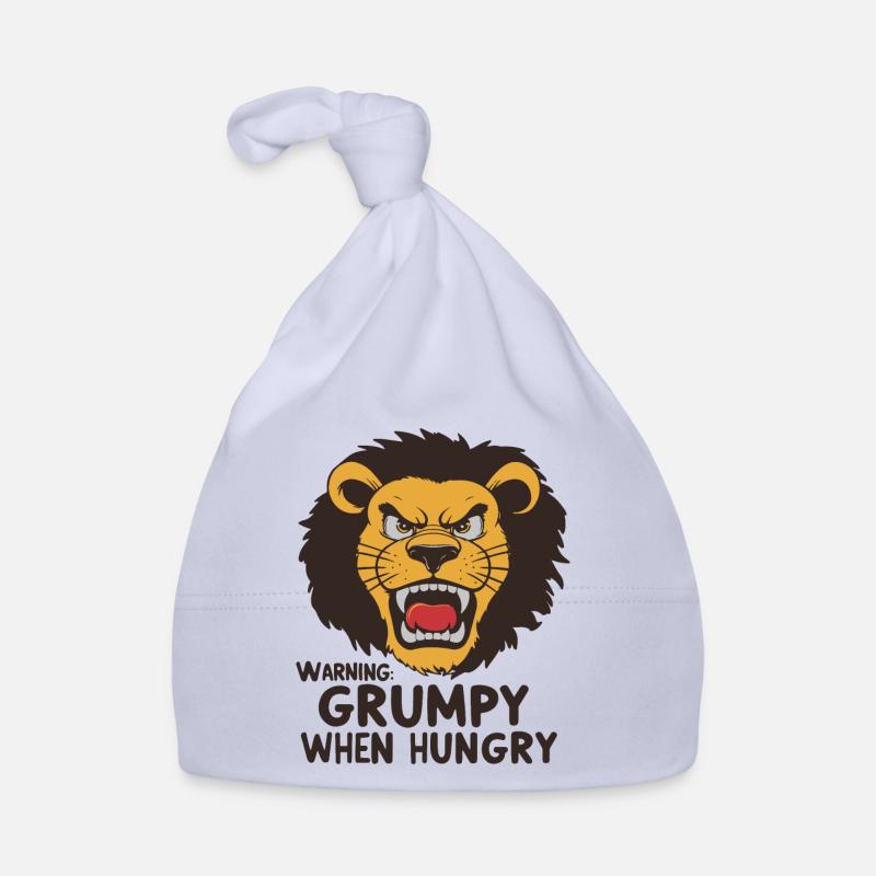 GRUMPY WHEN HUNGRY Organic Baby Cap