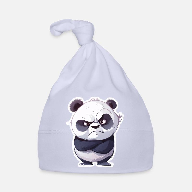 Eingeschnappter Beleidigter Panda Baby Bio-Mütze
