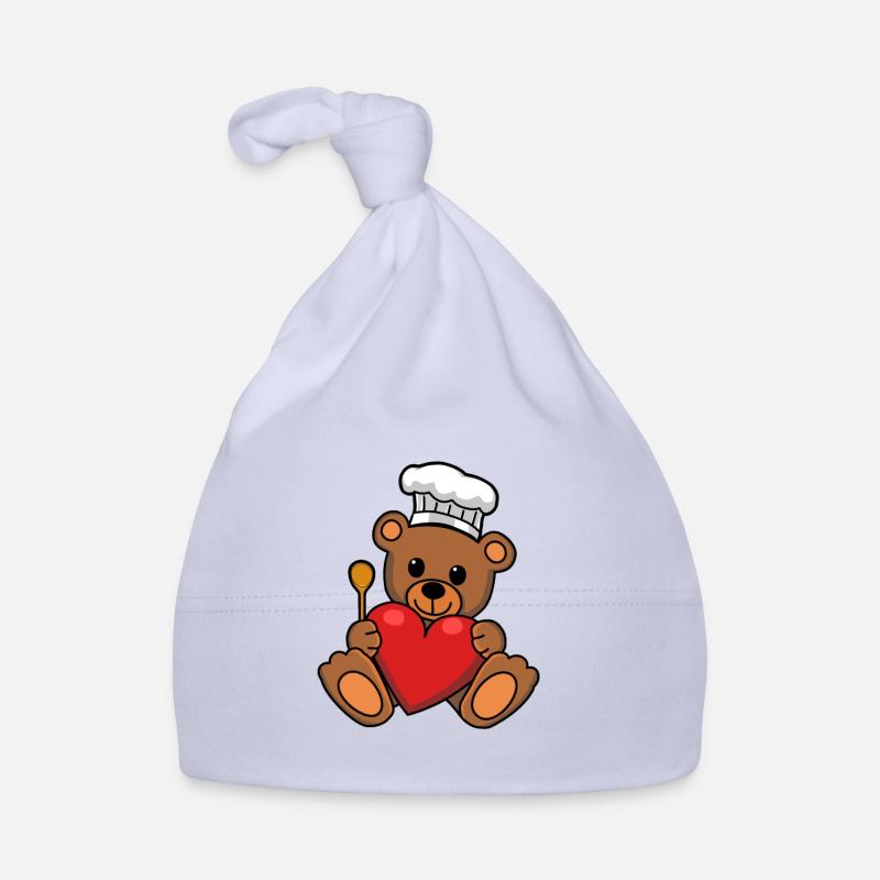 Teddy Chef Chapeau Chef Cuisson Teddy Bear Cook Bonnet bio Bébé
