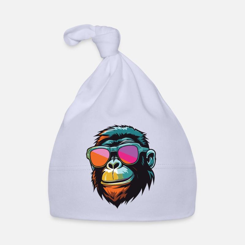 Tête de singe Cool Monkey Bonnet bio Bébé