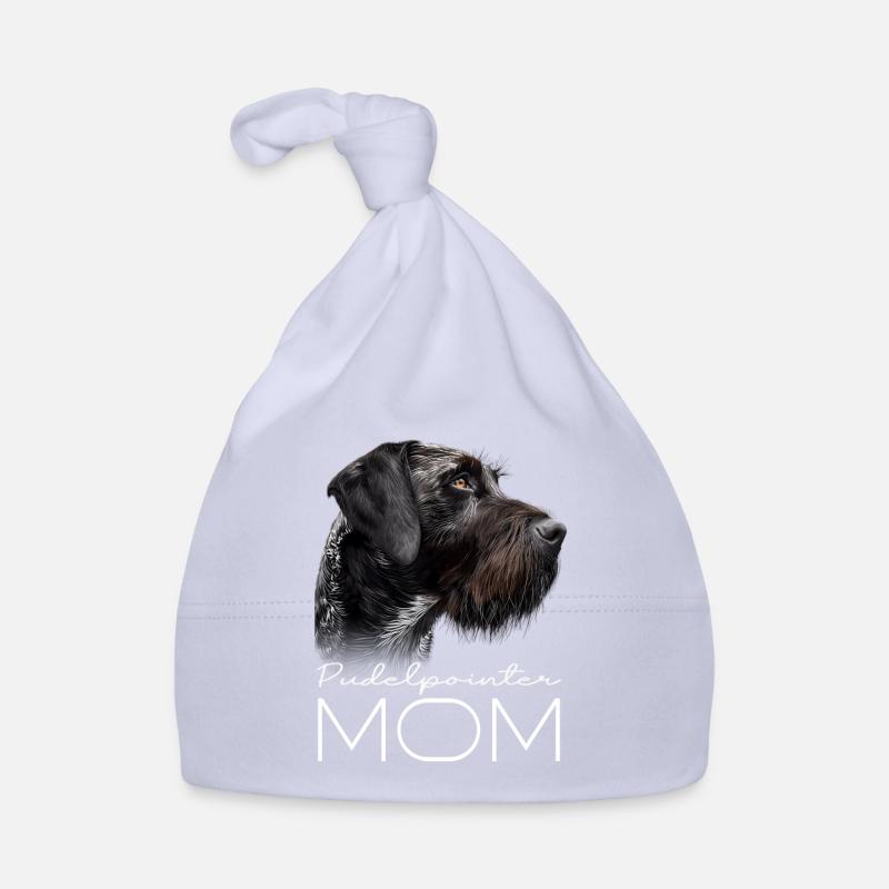 Pudelpointer Mama Baby Bio-Mütze