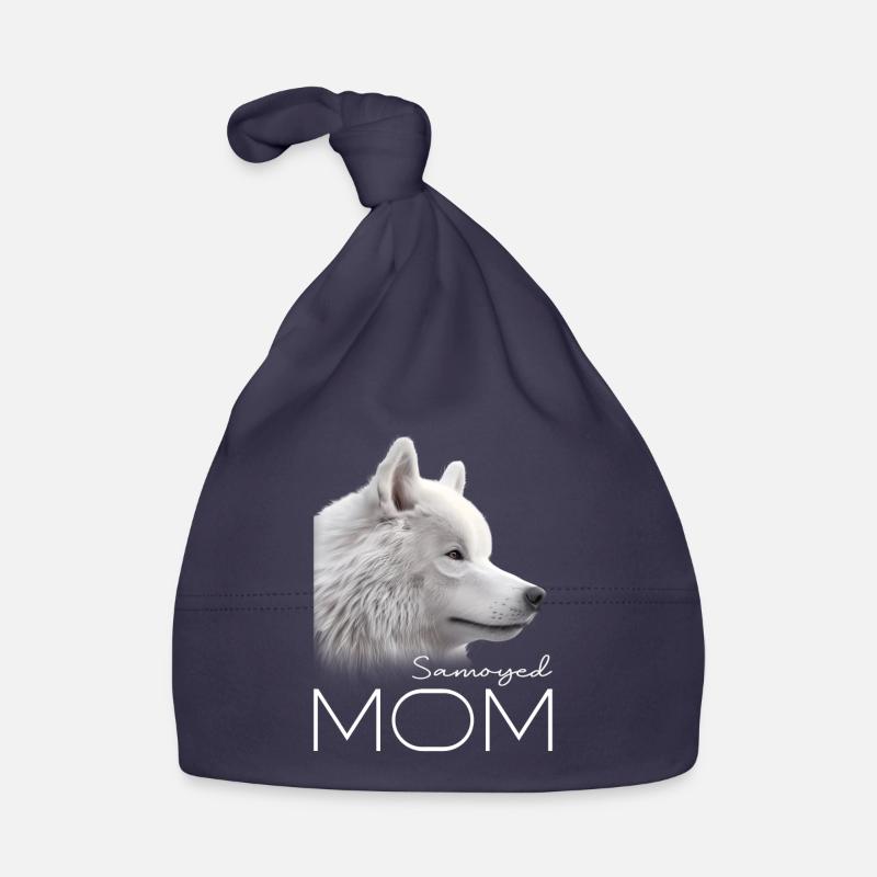 Samoyed Mom Organic Baby Cap