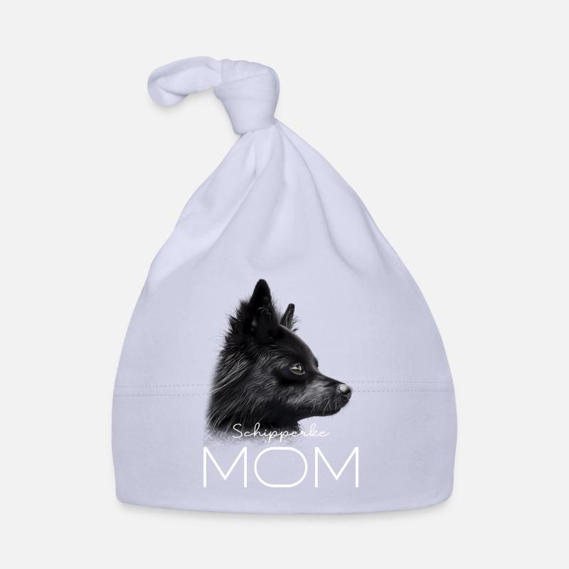 Maman Schipperke - Bonnet bio Bébé - ciel