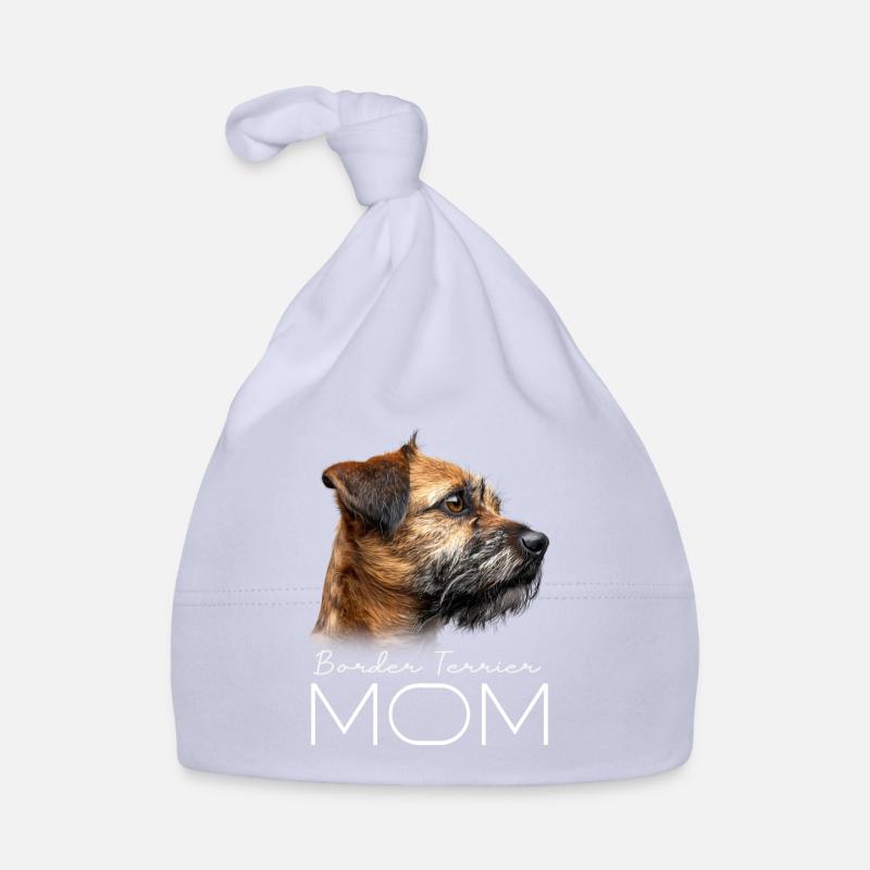 Border Terrier Mama Baby Bio-Mütze