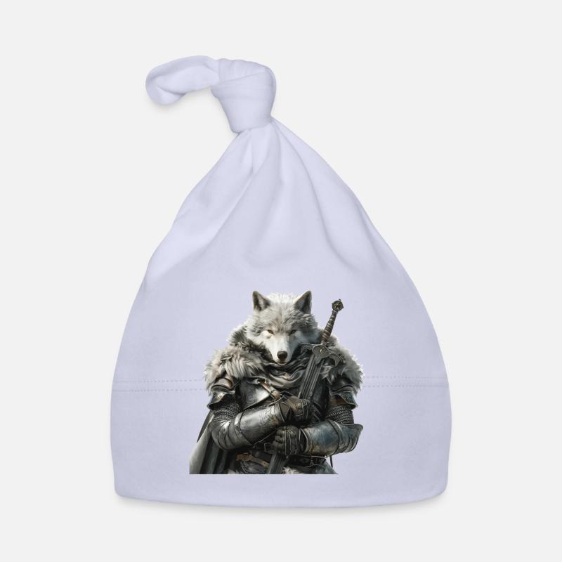 Wolf Knight Moyen Âge Bonnet bio Bébé