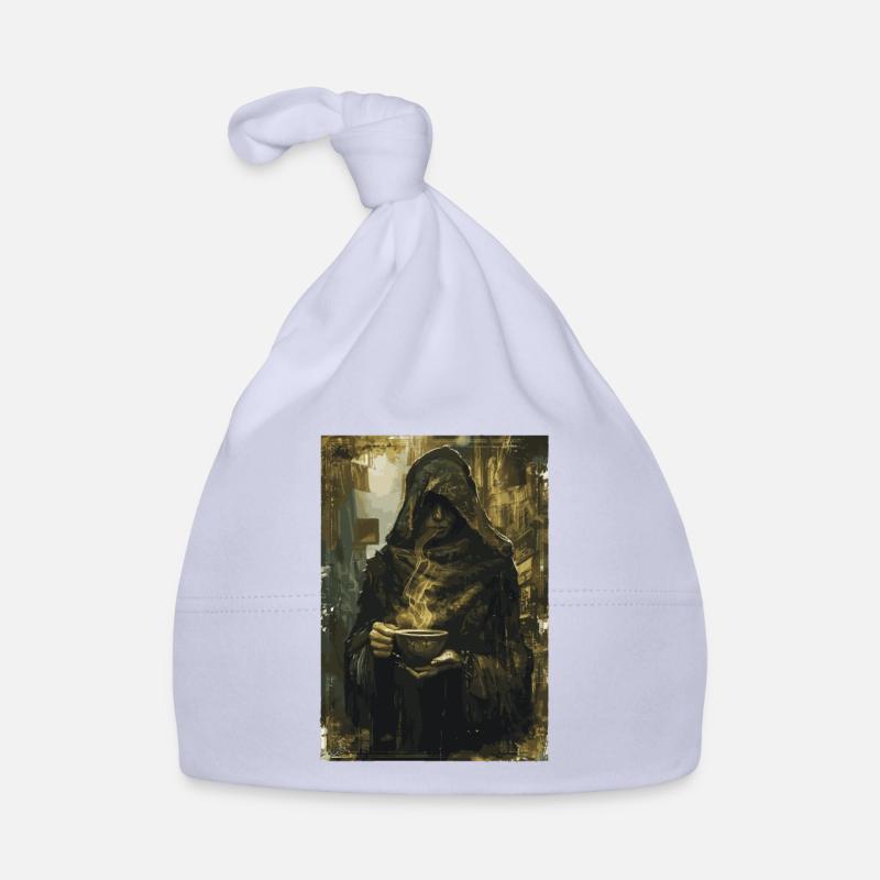 The Coffee Drinker Tarot Organic Baby Cap