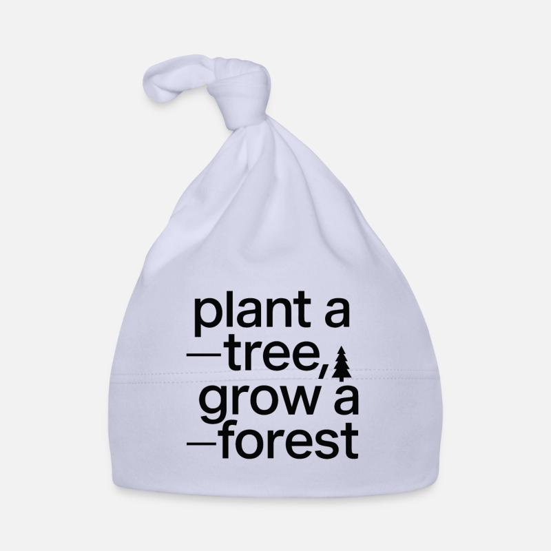 PFLANZEN SIE EINEN BAUM, WACHSEN SIE EINEN WALD Baby Bio-Mütze