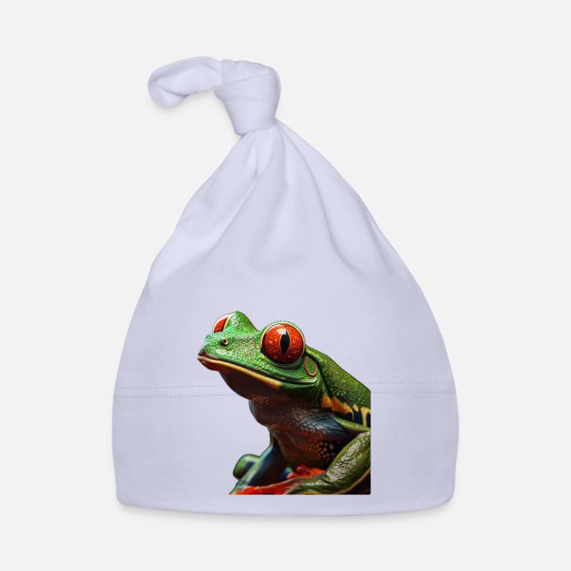 Rotaugenlaubfrosch Baby Bio-Mütze