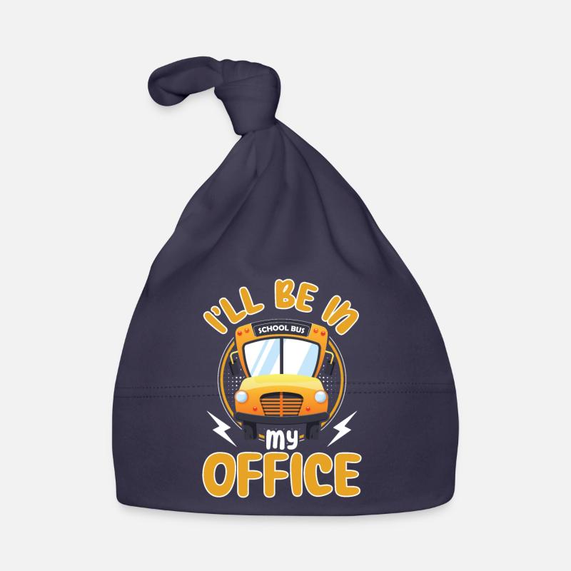 funny bus driver school bus driver saying gift Organic Baby Cap