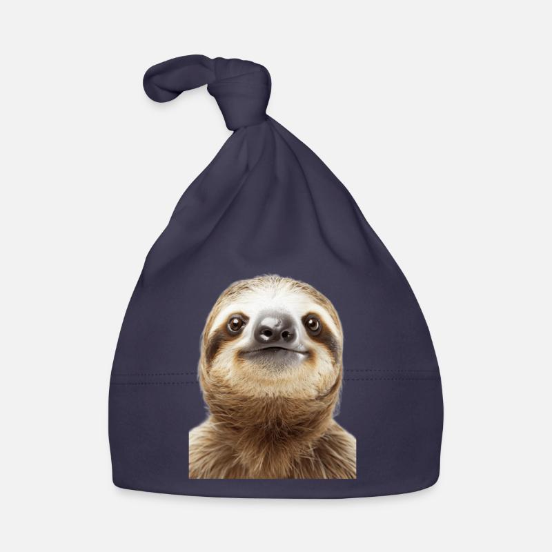 Sloth Organic Baby Cap