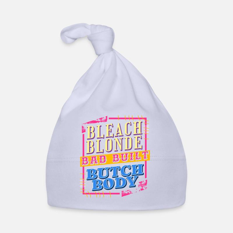 Retro design: beach blonde, poorly built – Organic Baby Cap