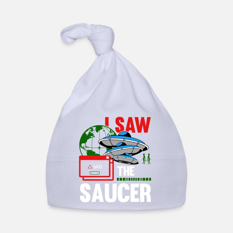 Alien, UFO, UAP, Space, Space Flying Object Organic Baby Cap