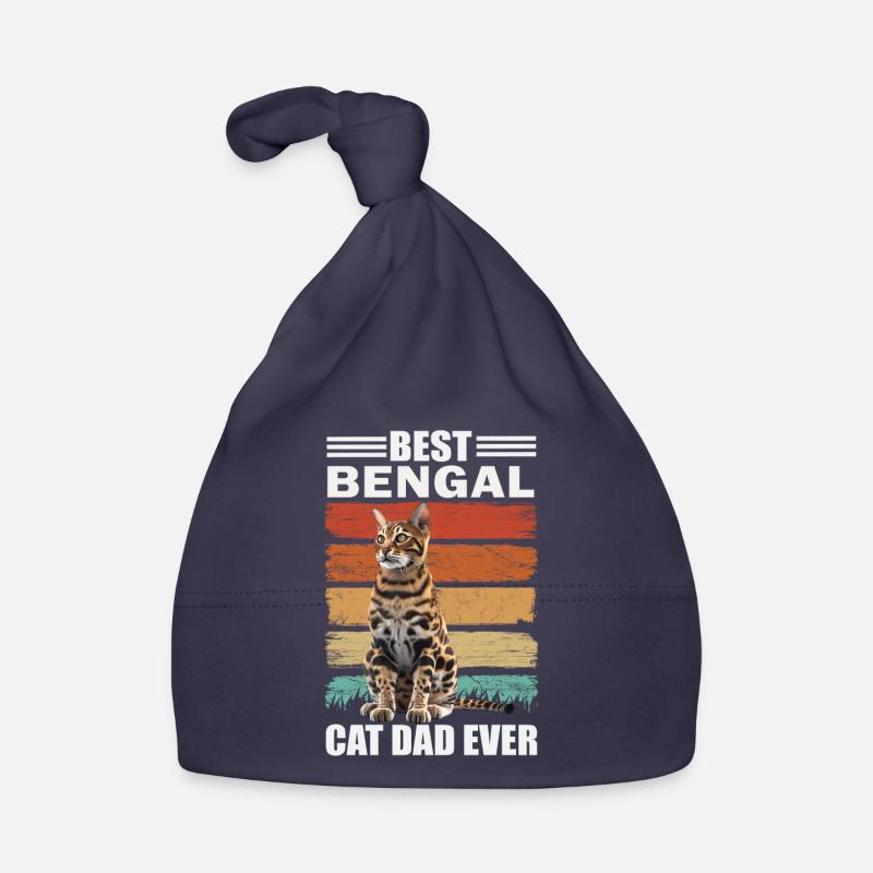 Bengal Papa Chat Bonnet bio Bébé