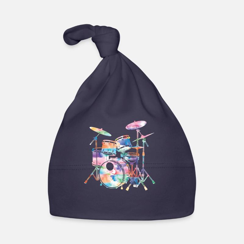 Drums Drummers Drummers Organic Baby Cap