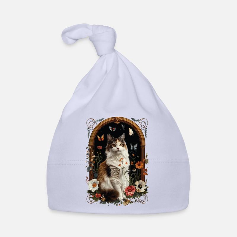 Turkish Van Cat Organic Baby Cap