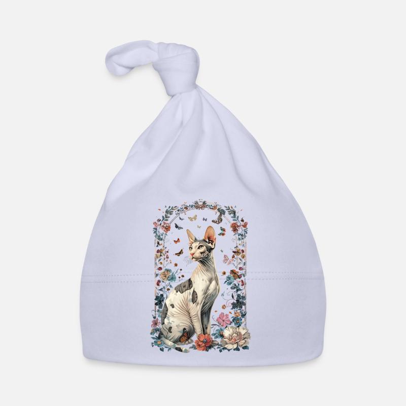 Chat Rex de Cornouailles Bonnet bio Bébé