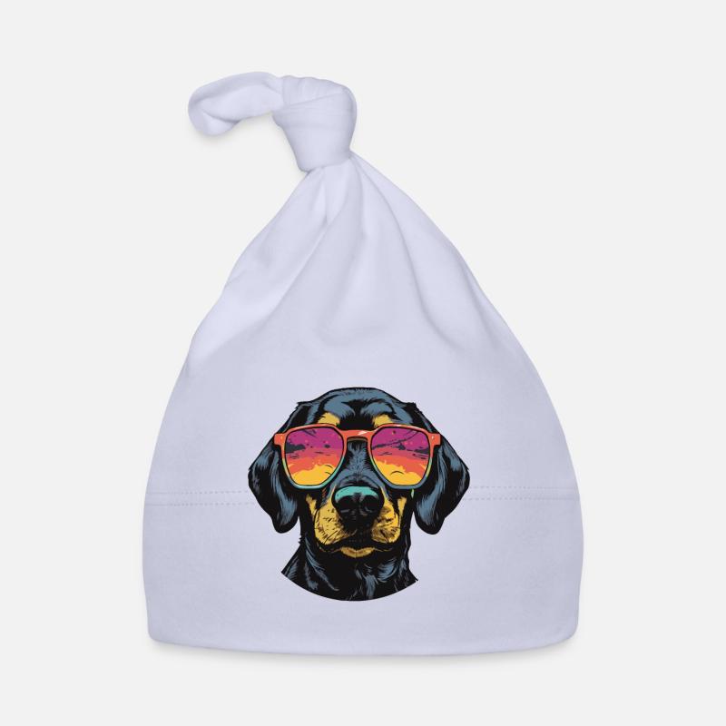 Teckel Tête de chien Teckel Bonnet bio Bébé