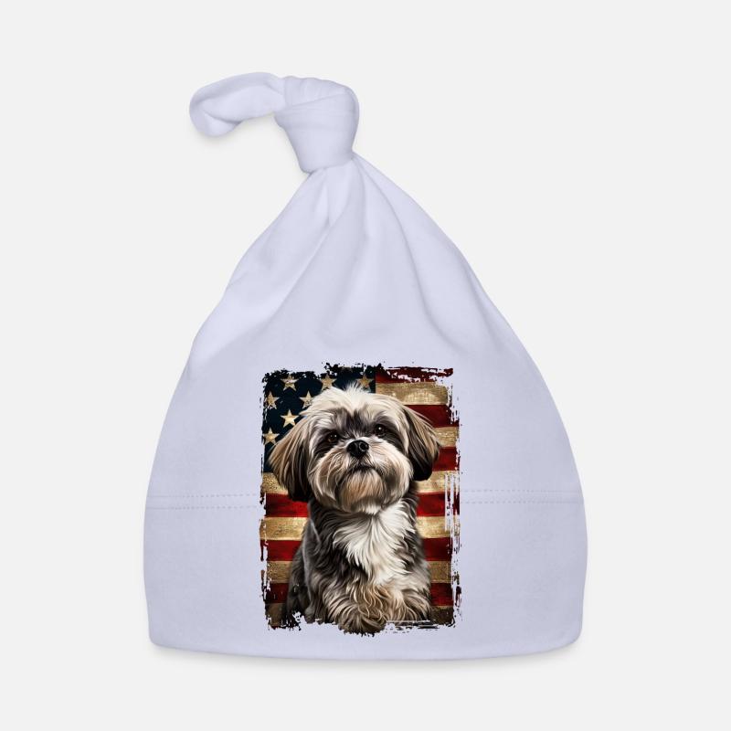 Lhasa Apso America Usa Organic Baby Cap