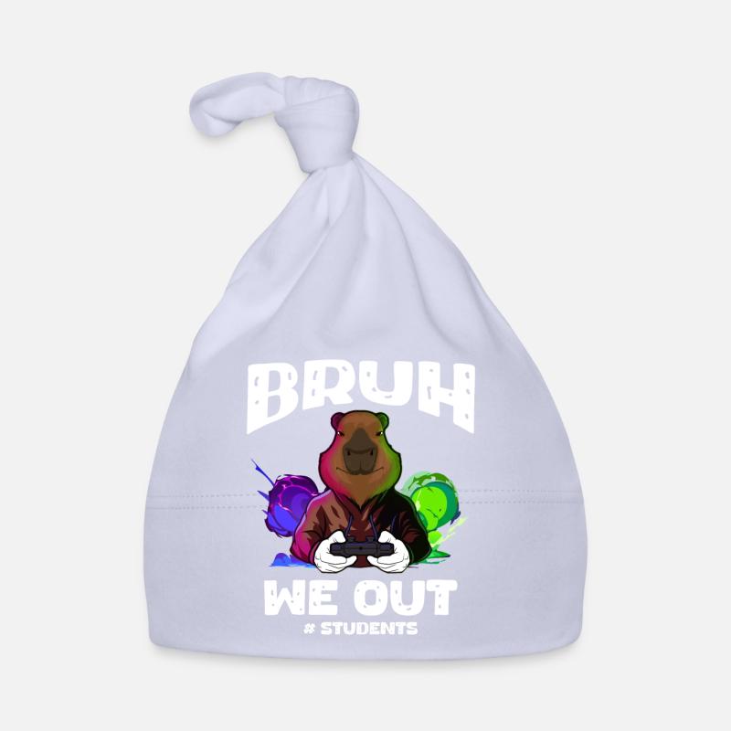 Outfit for students, fun for school days and gamers Organic Baby Cap