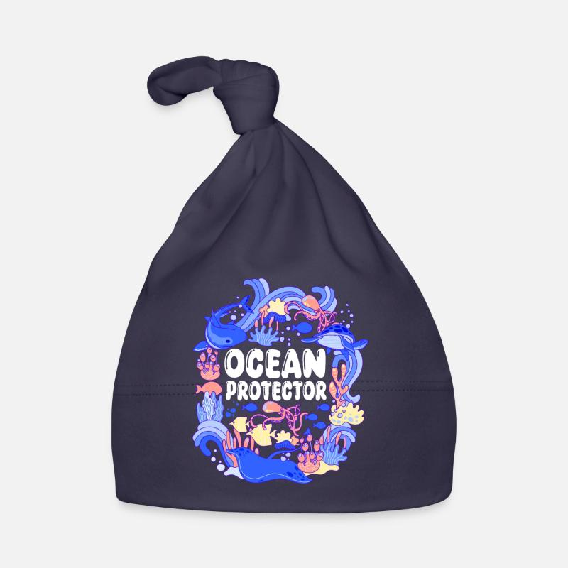 Environmental Protection, Nature Conservation, Ocean Protector, Planet Organic Baby Cap