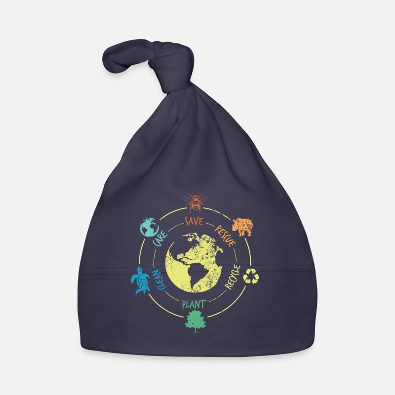 Environmental Protection, Nature Conservation, Ocean Protector, Planet Organic Baby Cap