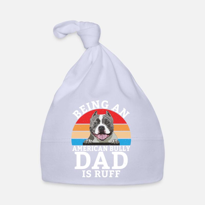 Cadeaux American Bully - Bonnet bio Bébé - ciel