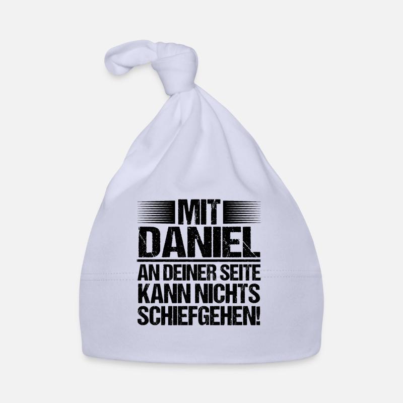 First name Daniel Organic Baby Cap