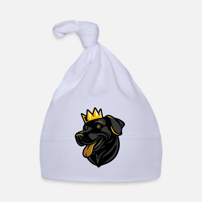 Labrador Dog Head Crown Organic Baby Cap