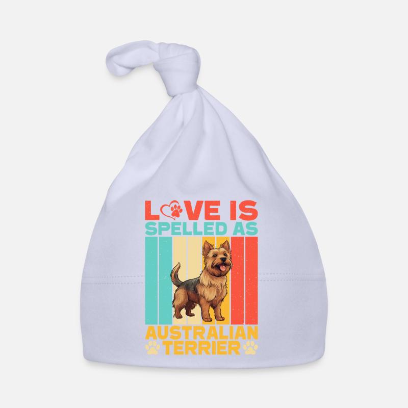 Australian Terrier Gifts Organic Baby Cap