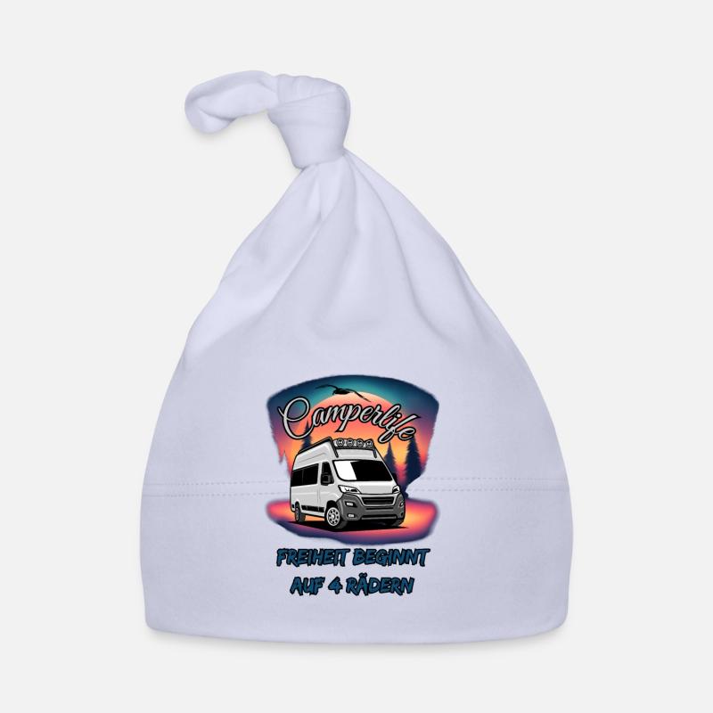 Camperlife freedom begins on 4 wheels Organic Baby Cap