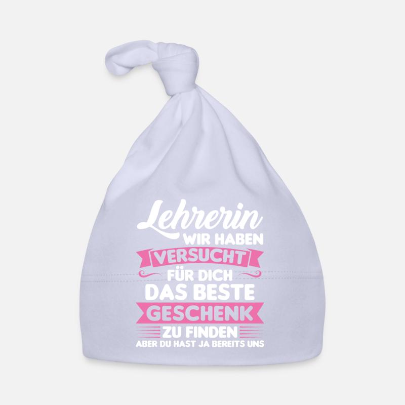 Lehrer Lehrerin Schule Geschenk Baby Bio-Mütze