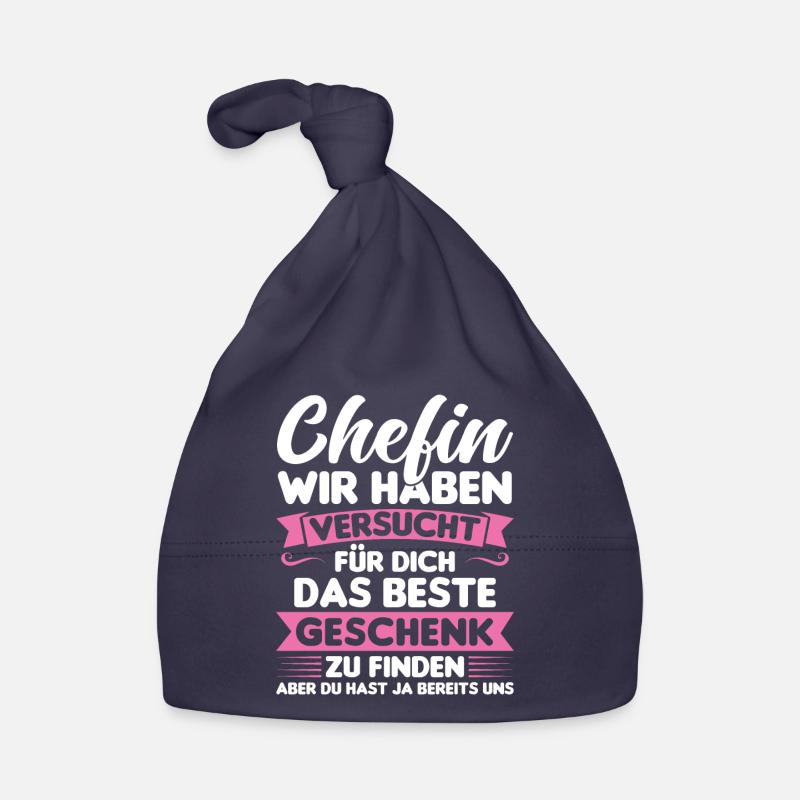 Chef Chefin Geschenk Baby Bio-Mütze