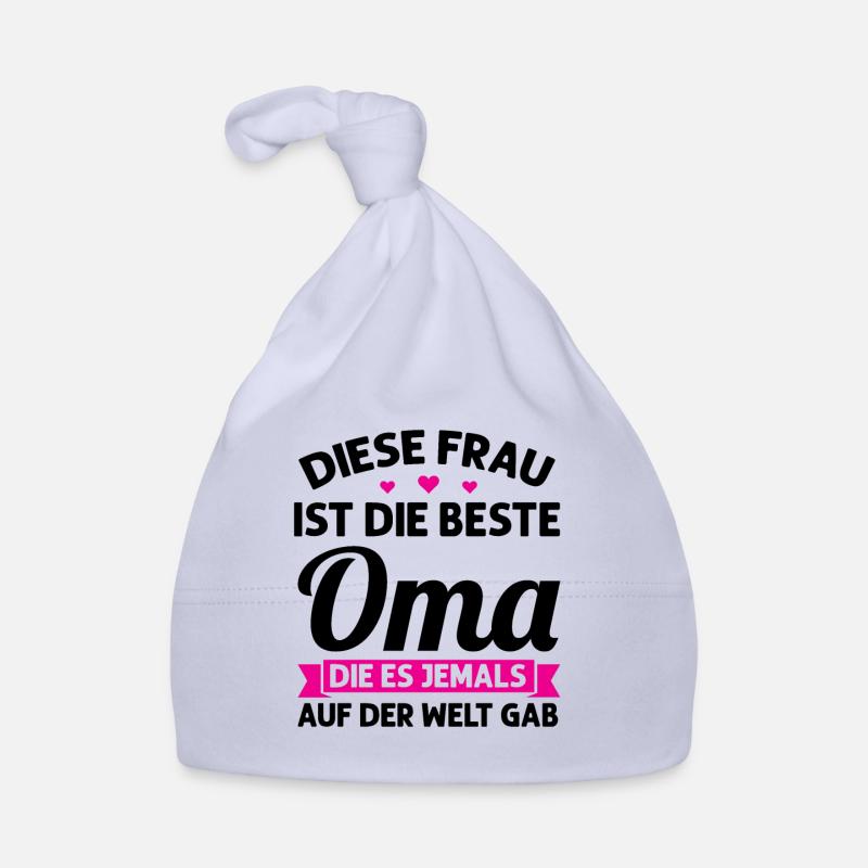 Oma Mutter Tag Omi Geschenk Baby Bio-Mütze