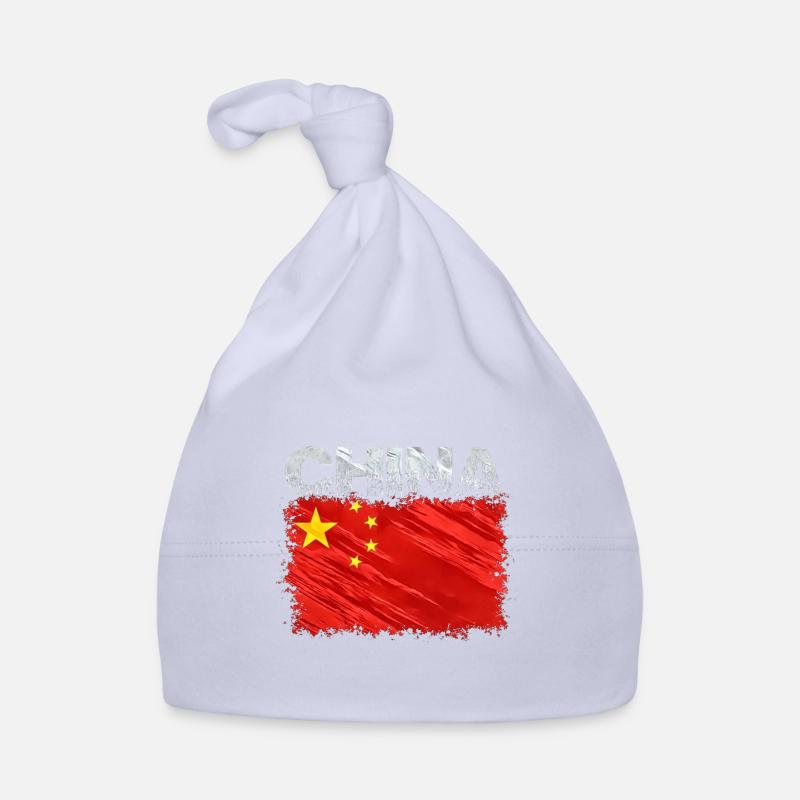 Chine - Bonnet bio Bébé - ciel