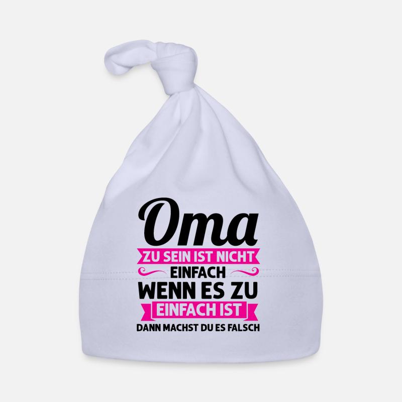 Oma Mutter Tag Omi Geschenk Baby Bio-Mütze