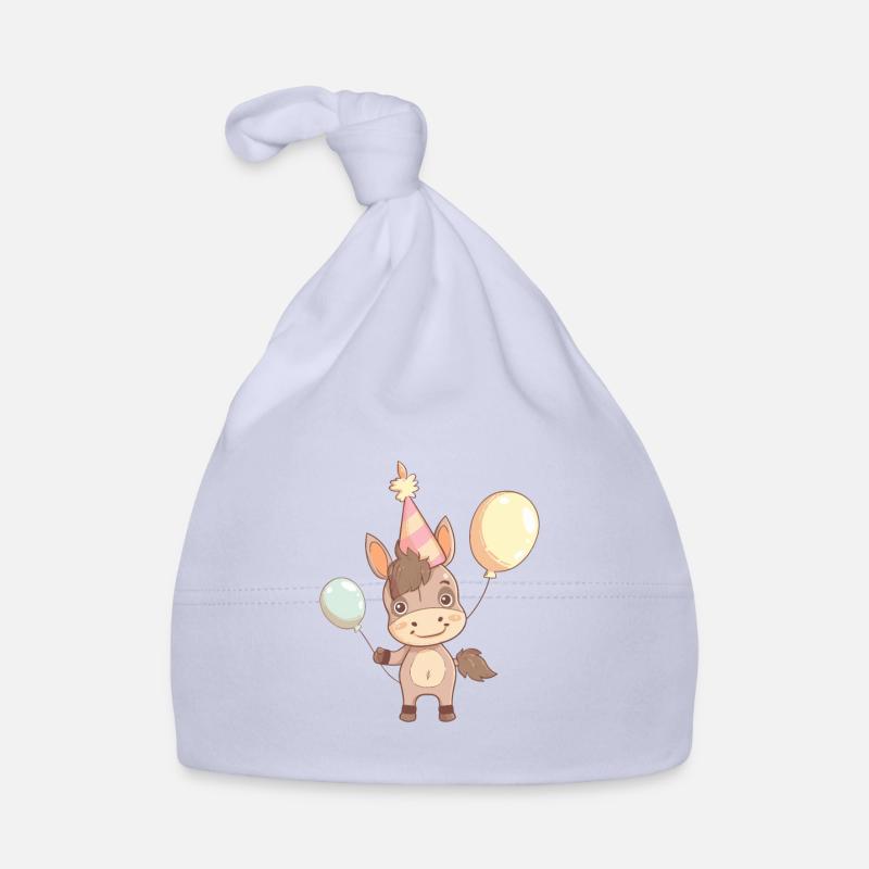 Bande dessinée d’anniversaire d’âne Bonnet bio Bébé