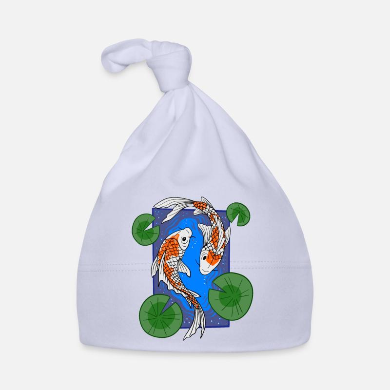 Koi Fish Organic Baby Cap