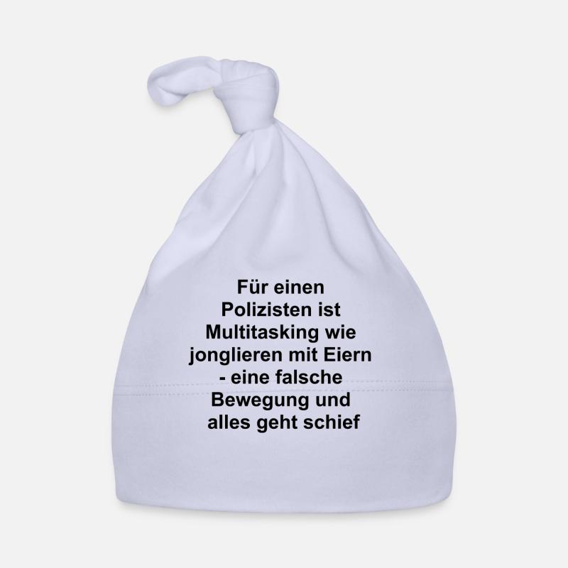 Police Multitasking Gift Organic Baby Cap